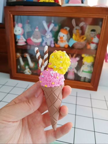 粘土冰激凌_粘土_冰激凌_超轻粘土_兴趣爱好_手工