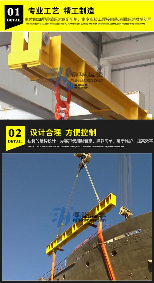 富华起重 hlb吊梁系列 可调式起重吊梁 平衡吊具 起重