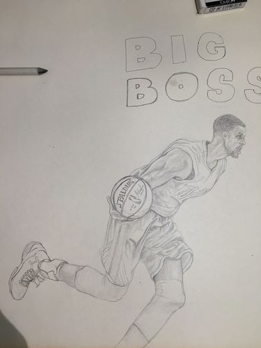 原创作品:库里.