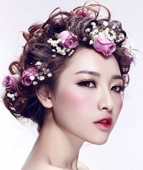 杭州及周边新娘跟妆韩式浪漫简约现代婚礼化妆伴娘妆