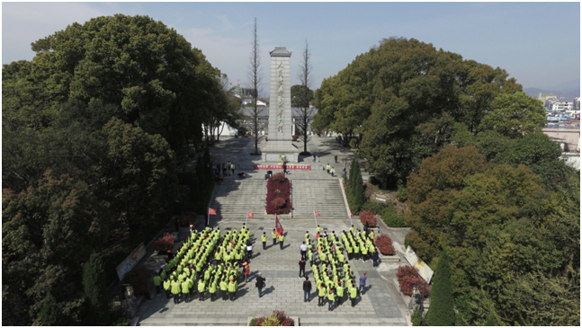 潘铺中心小学清明祭扫烈士陵园 - 资讯 - 潜山新闻网