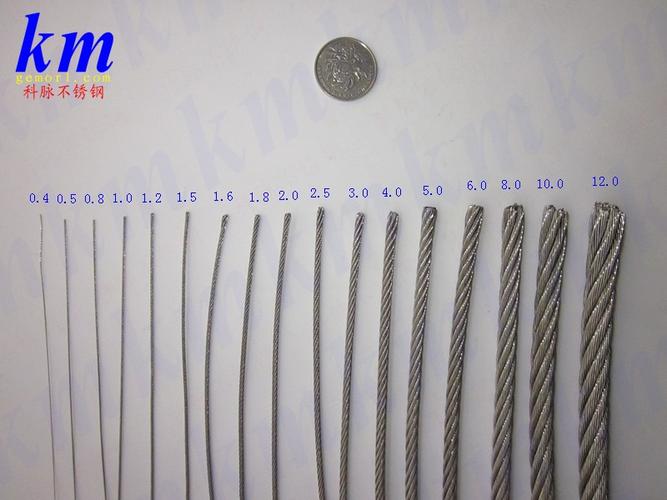 规格全 晾衣钢丝绳 胶钢丝绳 包 涂塑钢丝绳 塑钢丝绳 304 不锈钢包