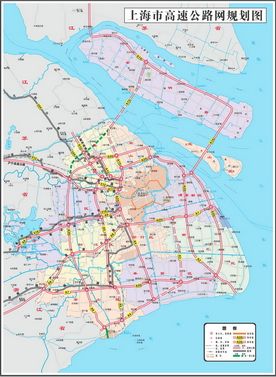上海高速公路规划图