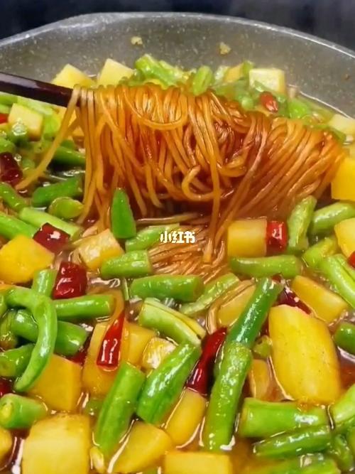 豆角土豆炖粉条_豆角_炖粉条_土豆_鲜又多果园(一环路