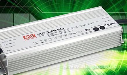 明纬新推320w高效能led电源
