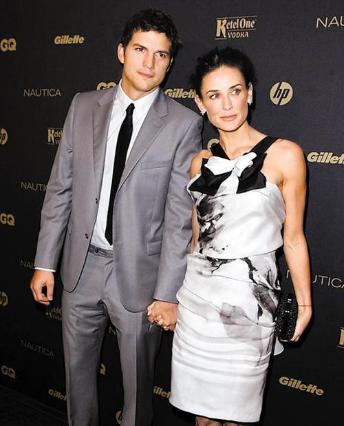 艾什顿·库彻曾经只是黛米·摩尔的陪衬