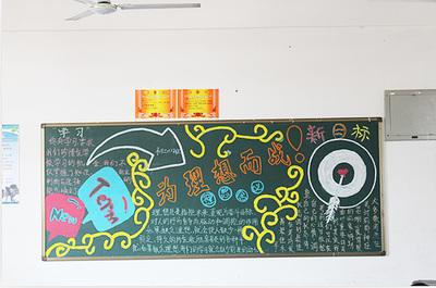 黑板报理想为主题