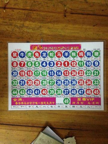 十二生肖数字里面的小字是什么意思