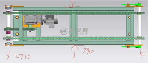 链条输送机ug设计