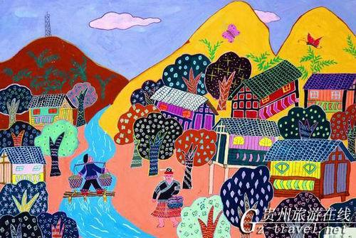 贵州省现代民间绘画展暨画乡优秀作品展4