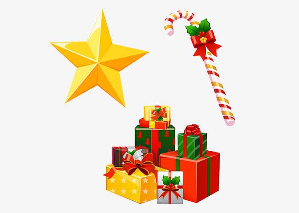 圣诞礼物免抠素材免费下载_觅元素51yuansu.com