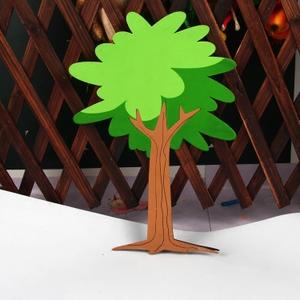 幼儿园教室墙面环境布置材料用品eva黑板报装饰墙贴泡沫大树壁贴