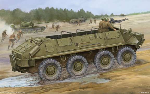 btr-60装甲车,开放式的乘员舱依旧落后于时代