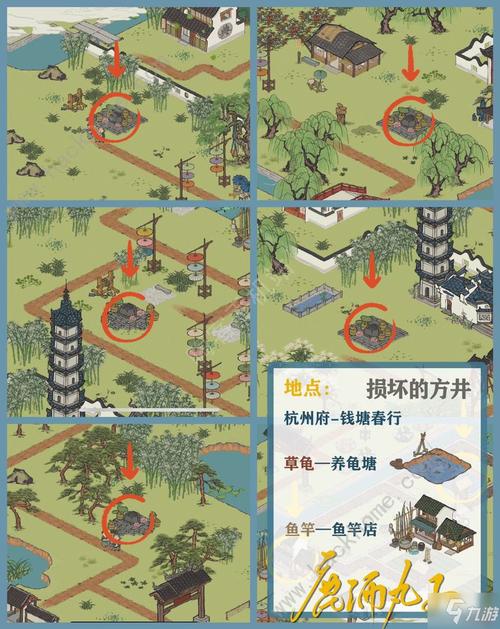 《江南百景图》钱塘春行宝箱钥匙位置分享