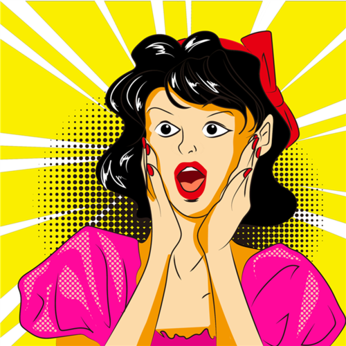 波普风人物插画