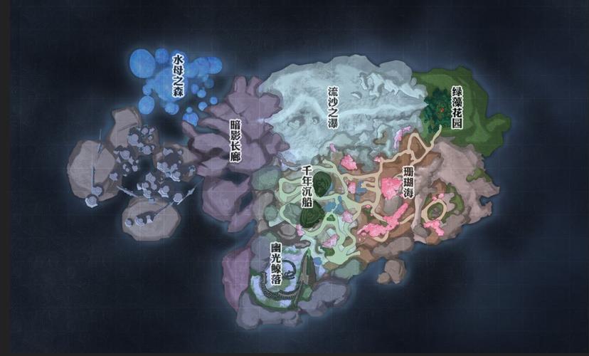 天谕手游世界地图介绍 天谕岛大地图指南