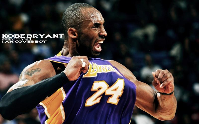 霸气科比经典壁纸_篮球界硬汉科比