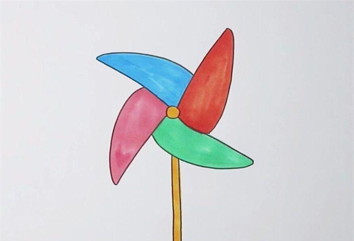 风车简笔画