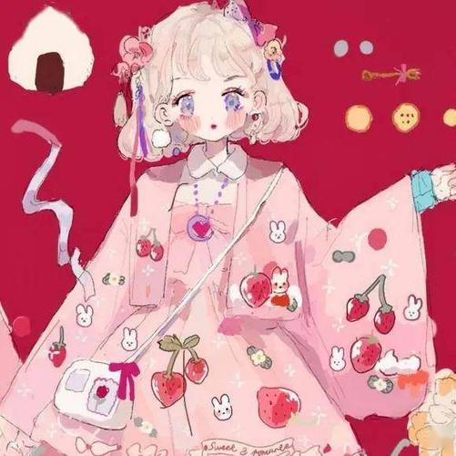 卡通闺蜜头像二人可爱 | 动漫女生双人闺蜜图片