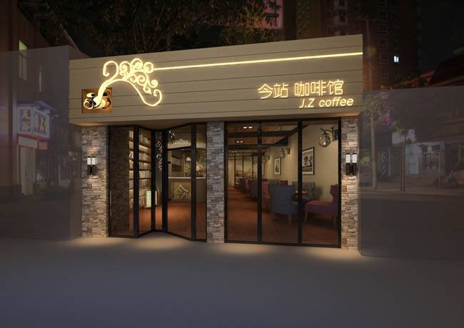 店铺装修南昌店铺如何设计一个精美大气的门头