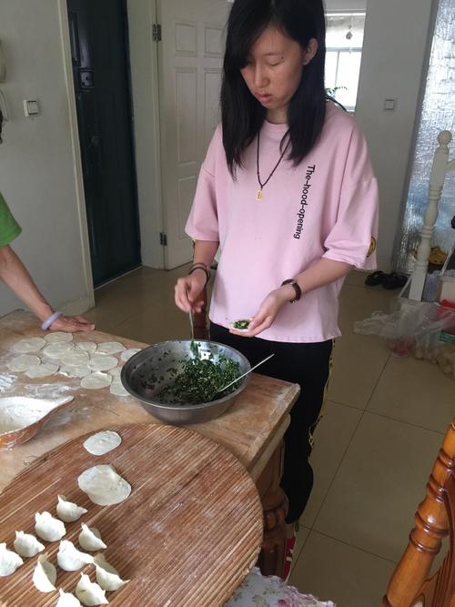 我的美篇(女儿包饺子)