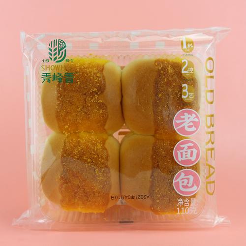 秀峰香老面包110g奶香袋装营养早餐饱腹充饥下午茶小抗饿零食出游