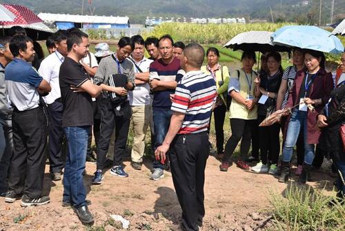 云南玉溪市峨山县举办新型职业农民培育稻田生态养鱼培训班