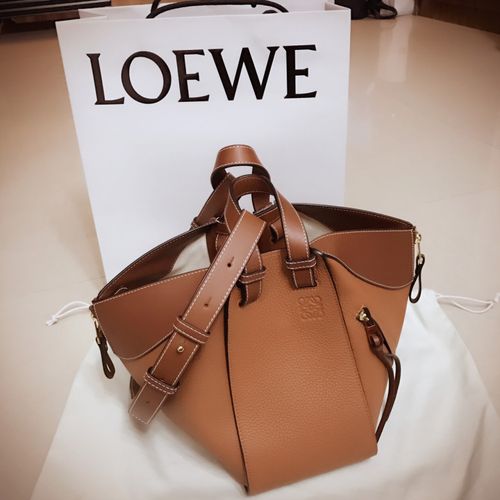 loewe hammock 拼色吊床包