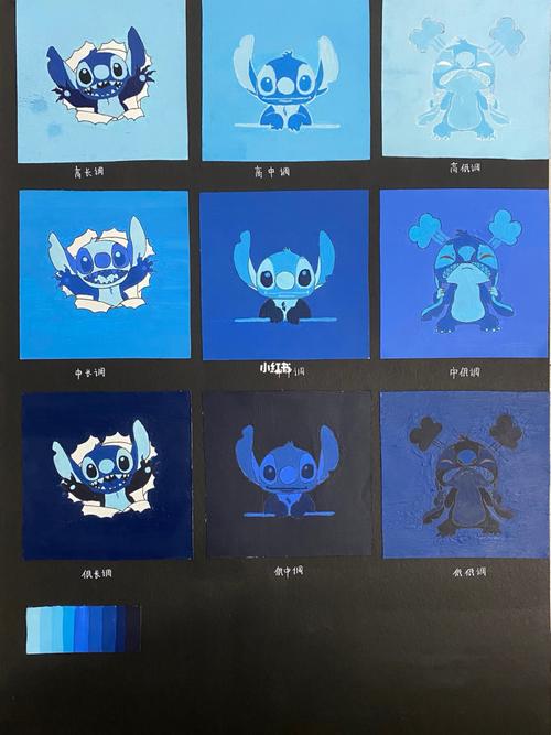 明度对比九宫格_九宫格_人文_绘画