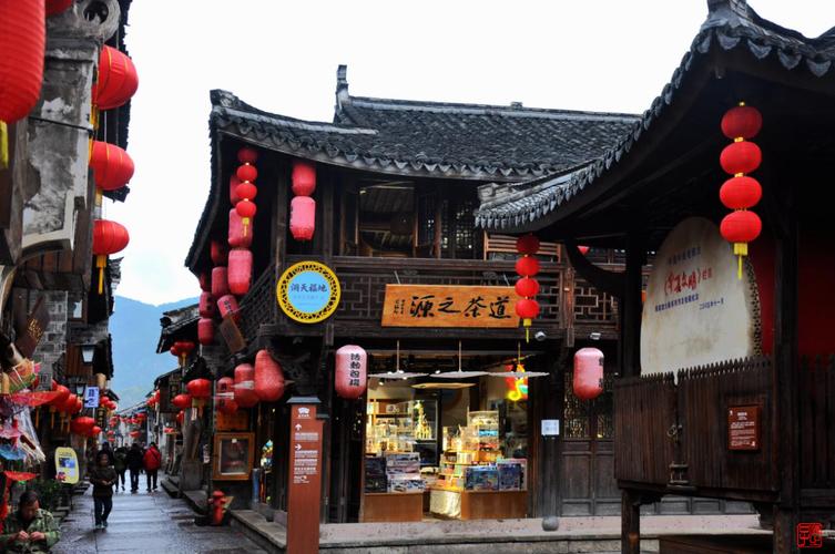 原创浙江临海之二尚在年味中的隋唐紫阳古街