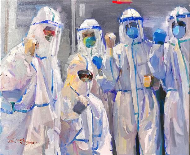 2020年"众志成城 丹青有爱" 苏州画家抗击疫情线上主题展(组图)