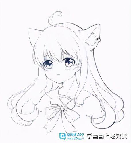 漫画女生角色脸部怎么画漫画脸部画法步骤