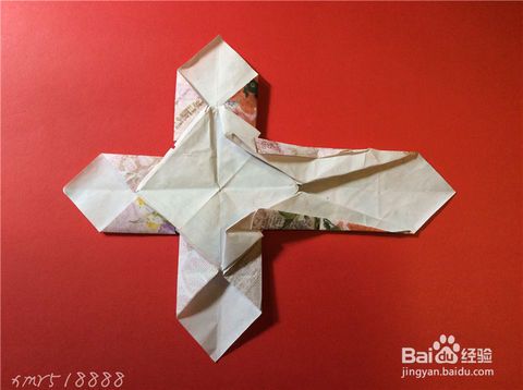 创意手工折纸-十字架的折法