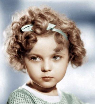 儿童女孩卷发发型图片