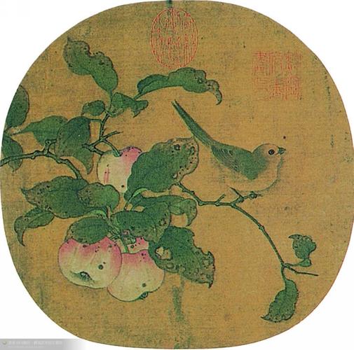 照片名称:neo_img_宋人#苹婆山鸟图#(宋画翎毛花鸟走兽选集 全