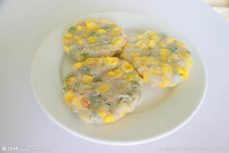 鱼香粟米饼图片