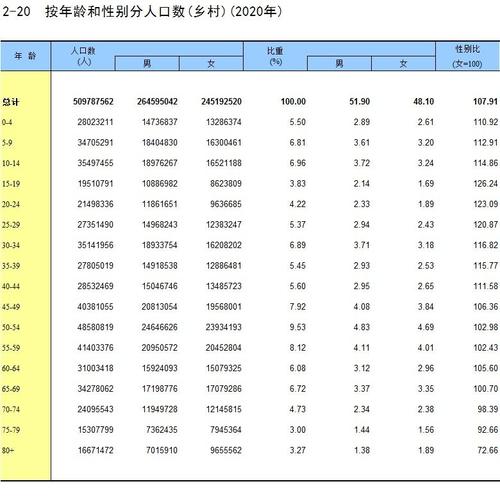第七次人口普查的新数据今天发布了