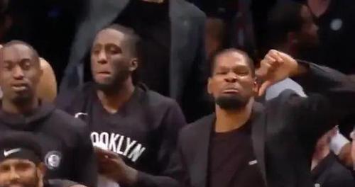 杜兰特复出28分钟砍33 6 4,浓眉能不能学着点!