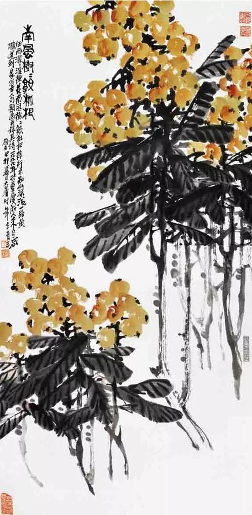 六月摘尽枇杷一树金