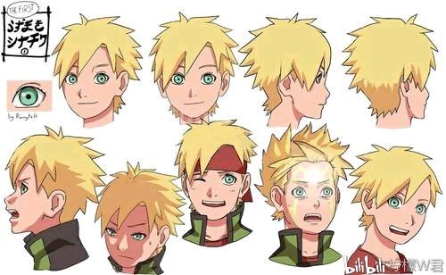 博人传番外漩涡品竹的建模成长历程从1个小孩变成8代目火影过程