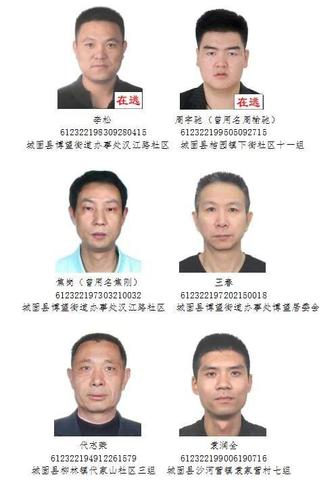 城固县公安局关于陈凯黑社会性质组织及成员相关债权债务的公告