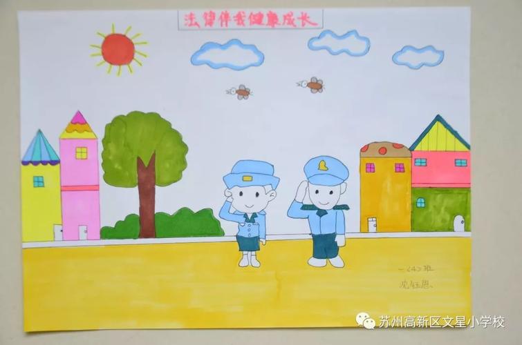 童心绘法 伴我成长——记文星小学法治宣传教育周之法治绘画大赛