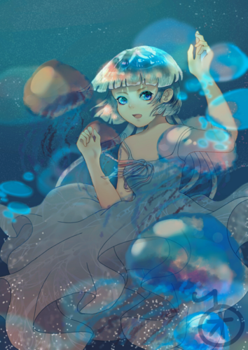 原创/一个水母拟人