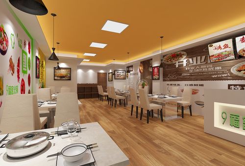 2017年做了大半年的餐饮加盟连锁店店面设计 五谷鱼粉.