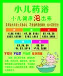 小儿药浴海报