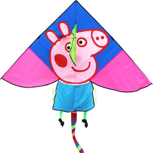 潍坊2021年新款哪吒风筝儿童微风易飞大型高档可爱初学者网线专用