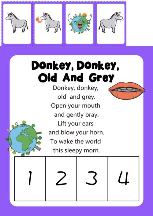 幼儿英语启蒙教育38donkeydonkeyoldandgrey英文幼儿园教材pdf