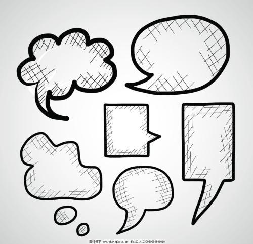 微信对话简笔画