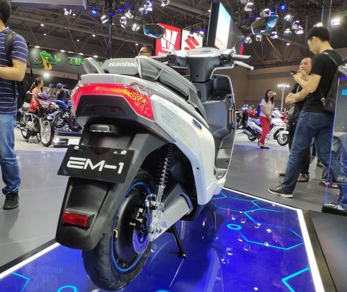 2018年有科技感的智能电动踏板摩托车豪爵em1