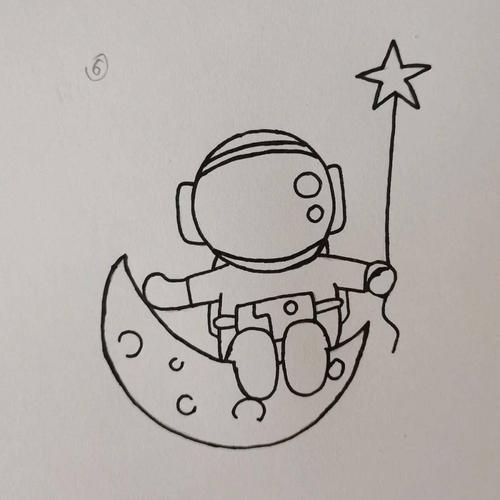 青画板 | 摘星星的宇航员